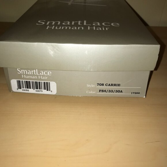 Jon Renau Carrie Smartlace Lace Front Human Hair-FS4/33/30A (Midnight Cocoa) - Picture 6 of 14